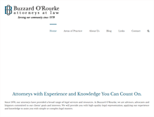 Tablet Screenshot of buzzardlaw.com